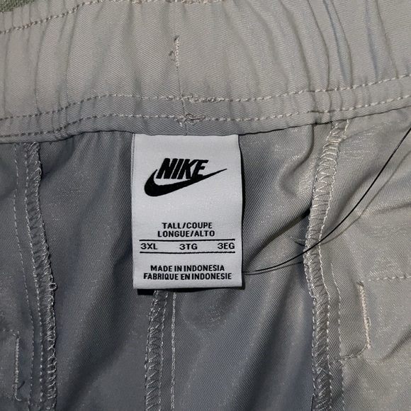 Nike Club Mens Woven Tapered Leg Pants - Grey  Size - 3xTall - Picture 7 of 7